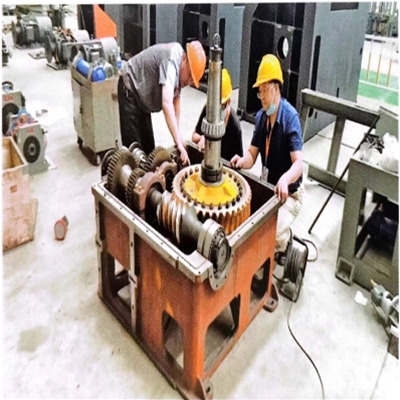 建筑機械鋼筋加工行業(yè)使用減速機現場